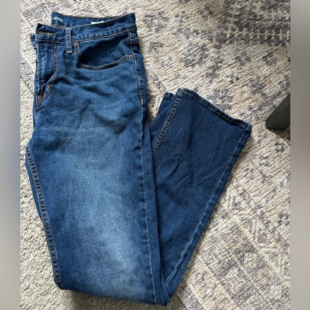 Old Navy Dark Blue Straight Jeans